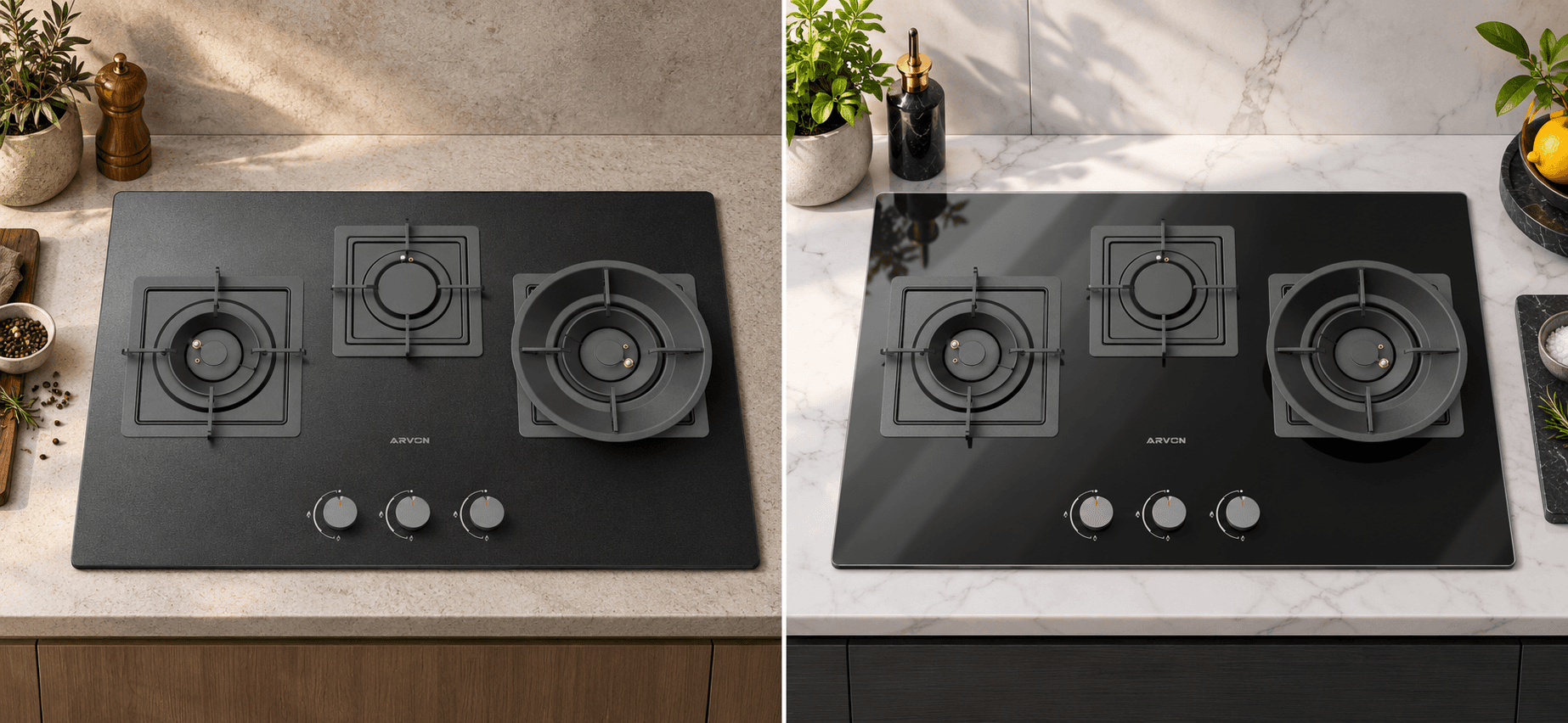 Matt Finish vs Glass Finish Gas Hob: Which Is Better for Kitchens in Nepal?